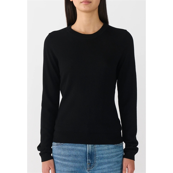 Ivy Copenhagen Essex LS O-Neck Strik, Sort